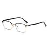 Business Half Frame Anti Blue Light Presbyopia Glasses Ultra Light Small Frame Elderly Glasses High-definition Far Sight Glasses
