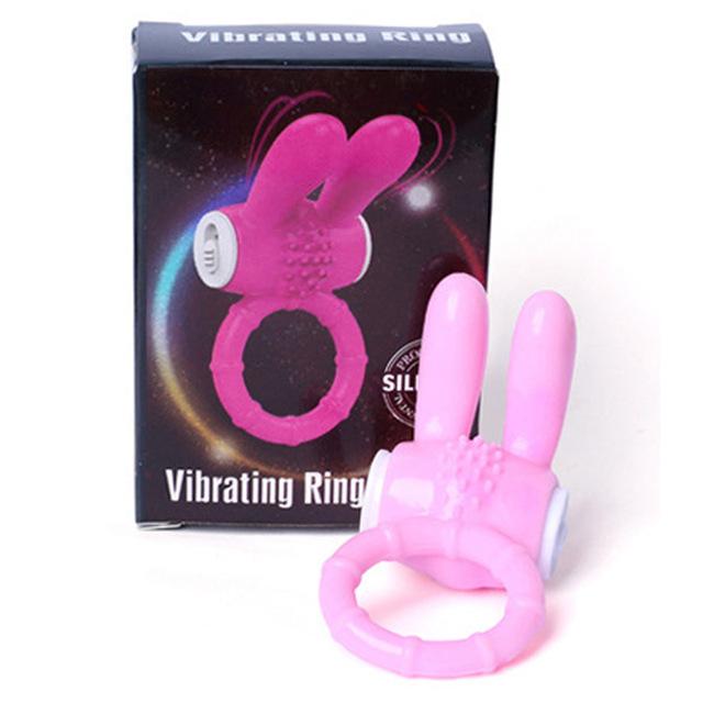 Vibrator Cock ring Rabbit Vibrating Penis Ring for Man Delay Ejaculation Clit Stimulation Intimate Sex Toys for Couple Rings 18+