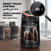 Turkish Coffee Pot & Tea Maker: High-Temp Resistant, Milk Heater, Visible Kettle, Euro-American Standard