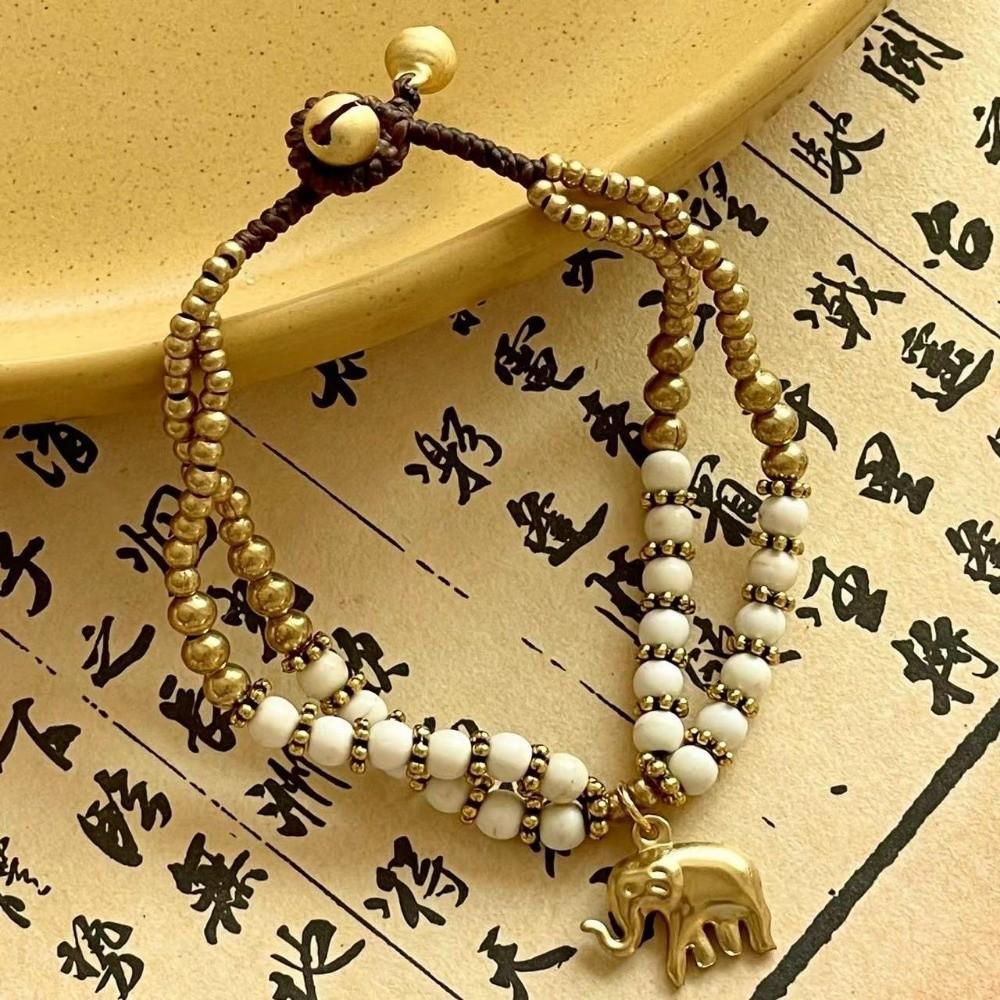 Tibetan Ancient Method Woven Braided Bracelet Nepal Bohemian Exotic Bell Women Bracelet Coco Hand Rope Bracelet Women Jewelry