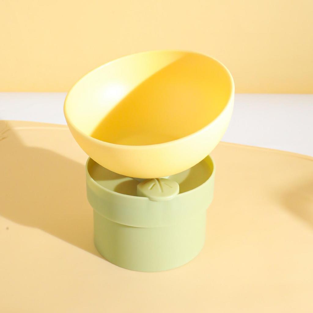 Elevated Cat Bowls Elevated Non-Slip Feeder Detachable Small Dog Raised Food Feeding Dish Stand Feeder for Cats and Puppy