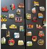 3D City Travel Souvenir Magnets: European and Global Regions