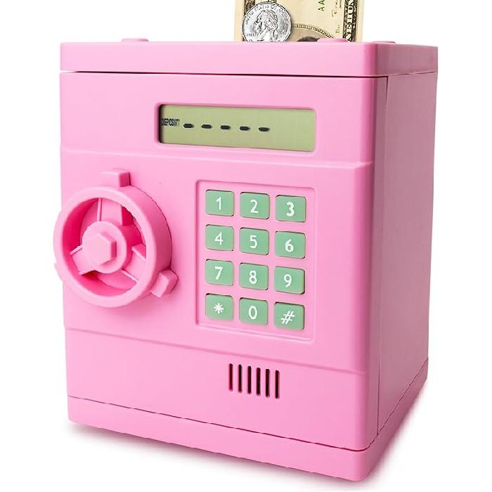 Robot Savings Bank, Digital Count Coin Bank Piggy Money Bank for Boys and Girls Retro Robot Coin Bank Kids Money Bank Machine Saving Coins Money Box