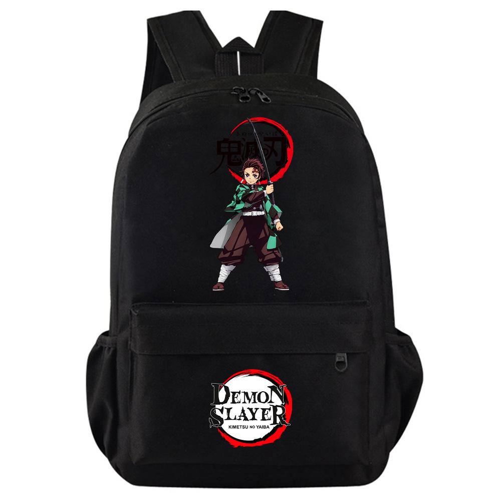 Anime Κινούμενο Σχέδιο Demon Slayer Εκτυπωμένο Σακίδιο Πλάτης Φοιτητική Πολύχρωμη Σχολική Τσάντα Μεγάλης Χωρητικότητας Αδιάβροχη Ταξιδιωτική Τσάντα Mochila Δώρο