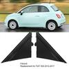 Exterior Side View Mirror Triangle Trim, Driver and Passenger Side Mirror Flag Applique Panel
