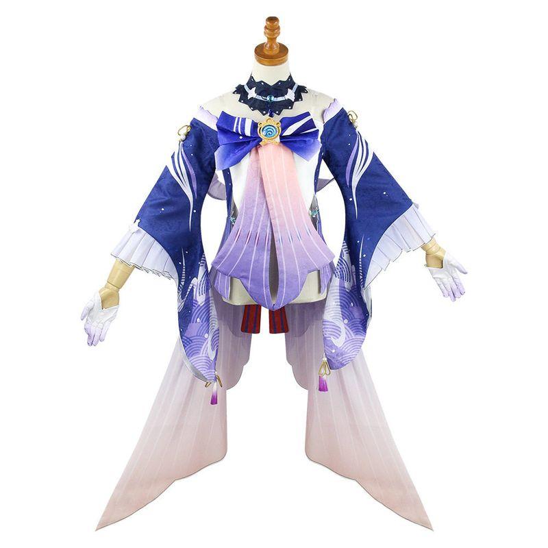 Coral Palace Kokomi Cosplay Costume, Kokomi Five-Star Coral Palace Cosplay Anime Performance Costume Now Available