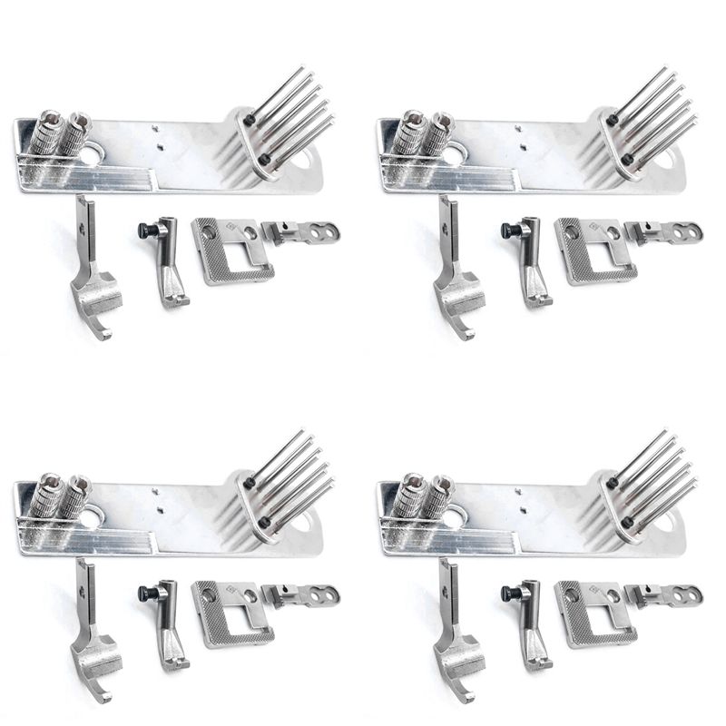 

A60Z4 Set Sewing Machine Attachment Needle Plate Screws Complete Binding Attaching Parts For Pfaff 335 BG335 Sewing Toolsmay срібний