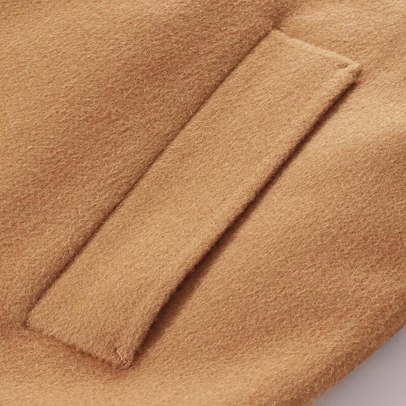 GOELIA Double-Faced Cashmere French Style Mid-Length Coat