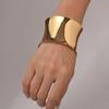 3Pcs/Set Arm Bracelets, C-Shaped Adjustable Open Bangles, Metal Electroplated Stackable Arm Cuffs, Metal Electroplated Bracelets for Women