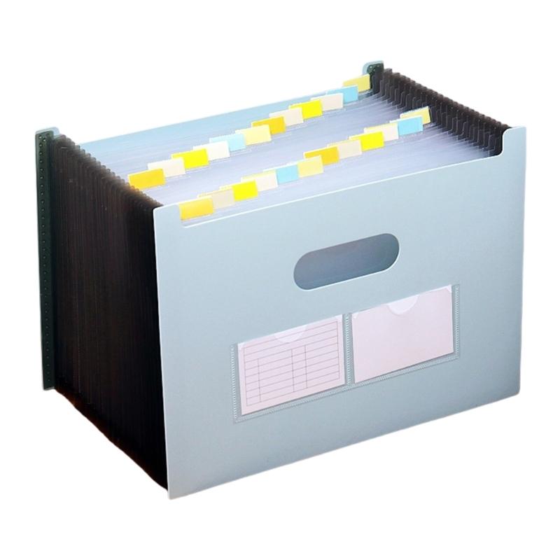 A 4 Multi-Layer Document Storage Bag Accordions File Folder Expanding File Organiser School Office Supplies