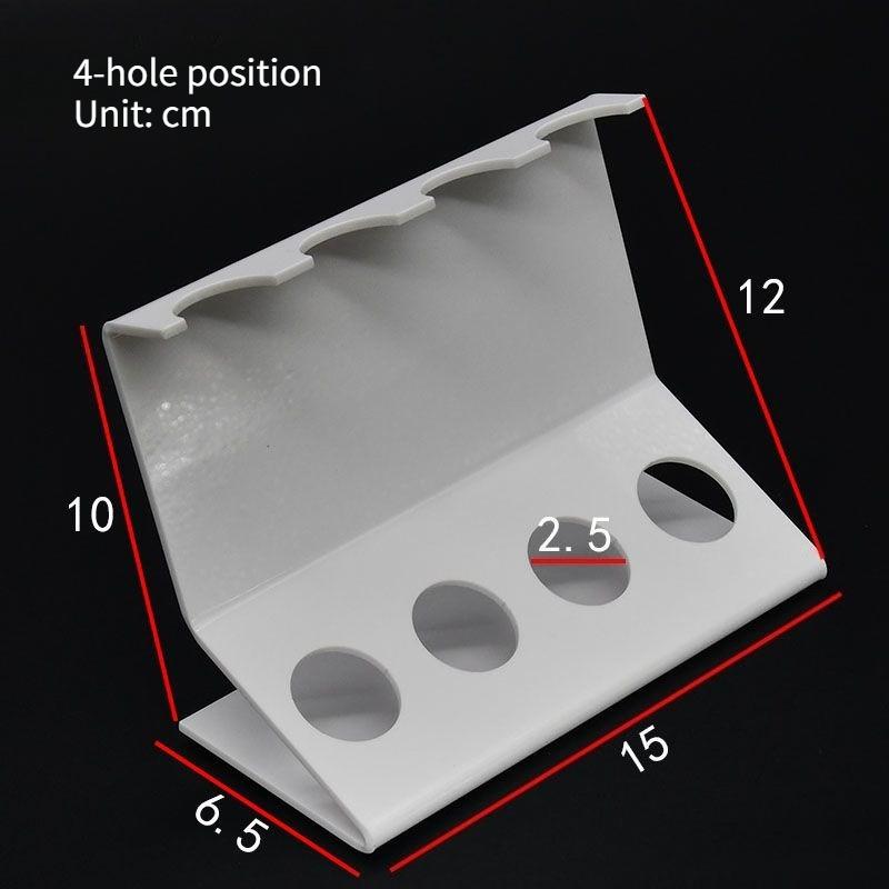 

Transparent Acrylic Knife Fork Spoon Display Stand Shopping Mall Exhibition Display Props Tableware Counter Display Rack Kitchen Organization Storage 4 holes 15x6.5x12cm 1pcs белый