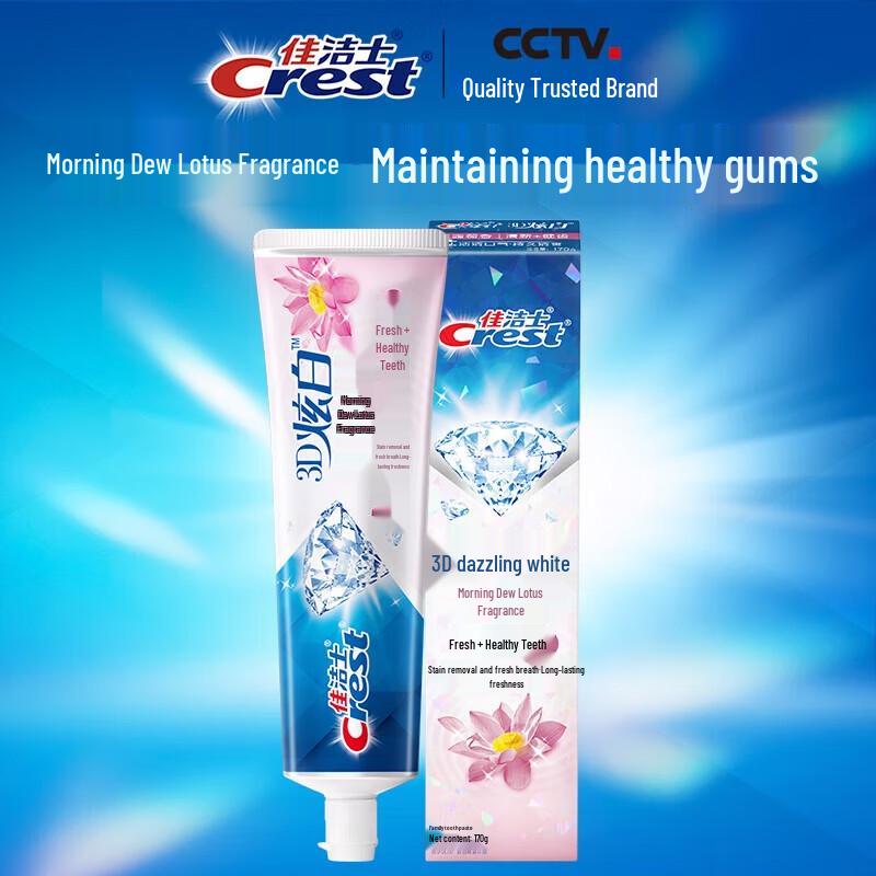 

Crest 3D White Morning Dew & Lotus Toothpaste 170g