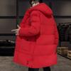 Parka Longue d'Hiver pour Homme Veste Chaude Doublure Polaire Parka Coupe-vent à Capuche Épaisse Coton Rembourré Parkas Thermiques Grande Taille