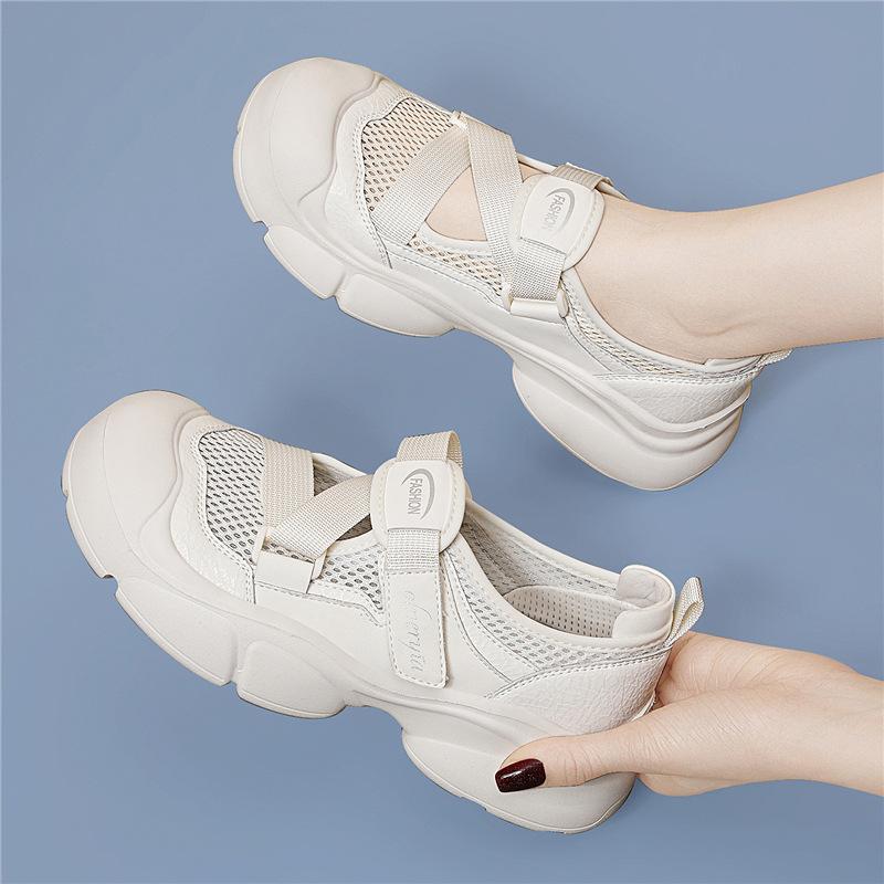 

Spring and summer new Baotou sports shoes fashion casual shoes single shoes buckle sports shoes versatile non-slip new models 41