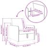 Sofa Set with Storage Space 2 pcs Black Polyester
