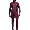 S-4XL Men Dashiki Long Clothes Shirt Trouser Set Mens 2 Pieces Outfit Suit Traditional Male Clothes T-shirt Pant Suits for Men