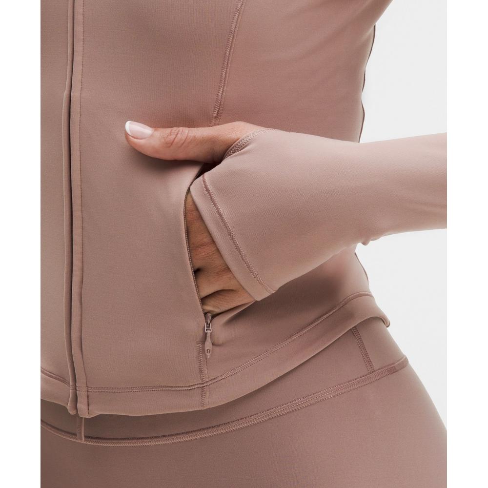Lululemon Wunder Train Full Zip Jacket Ashen Rose