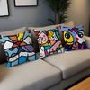 B-Britto Cushion Cover Decorative Pillow Sofa Home Decor Case Pillow Cases