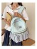 Large Capacity Backpack for Primary and Junior High Students - Durable Color Block Design for Outings, Third and Fourth Grade