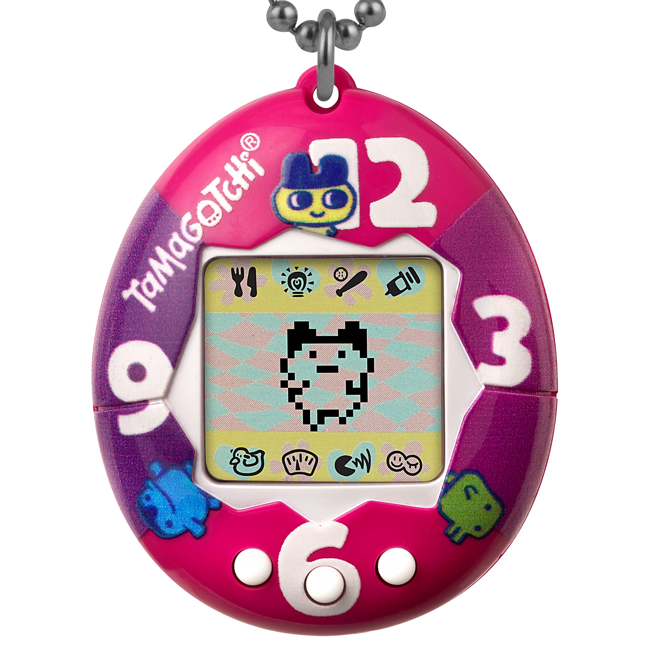 

Оригінальна електронна гра Tamagotchi Purple and Pink Clock