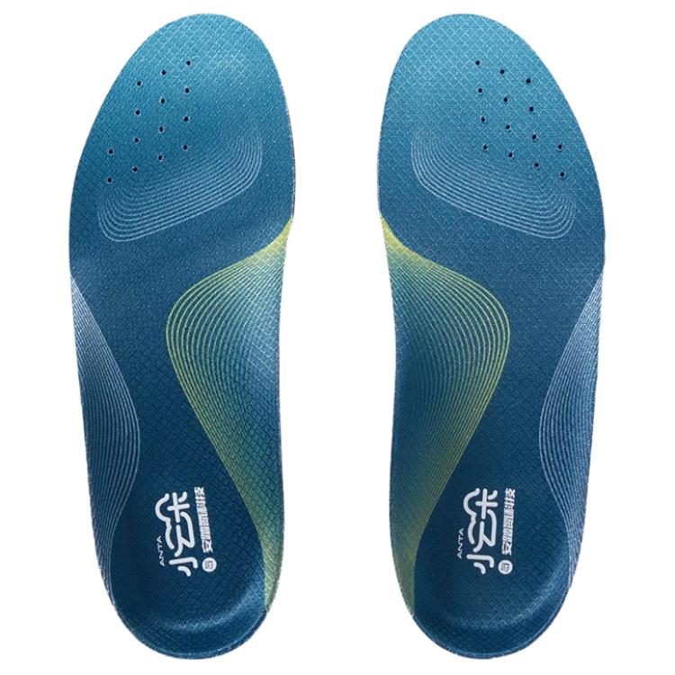 Anta Logo Sponge C37PU Insole Men Insoles Blue Light-Blue 1824511592-186720