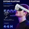 Ergonomischer externer Akku für MQ 3S/3 VR-Geräte Bietet bis zu 4 Stunden zusätzliche Spielzeit für verlängerte Nutzung