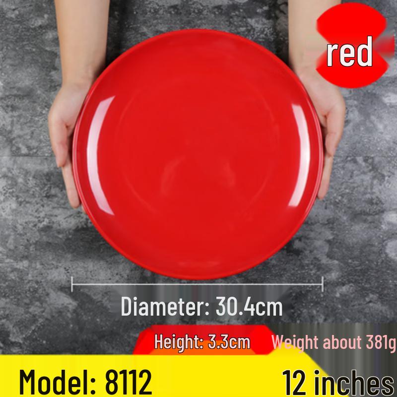 Commercial Melamine Round Dinner Plate