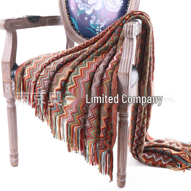Bohemian Ethnic Tassel Sofa & Bed Throw Blanket