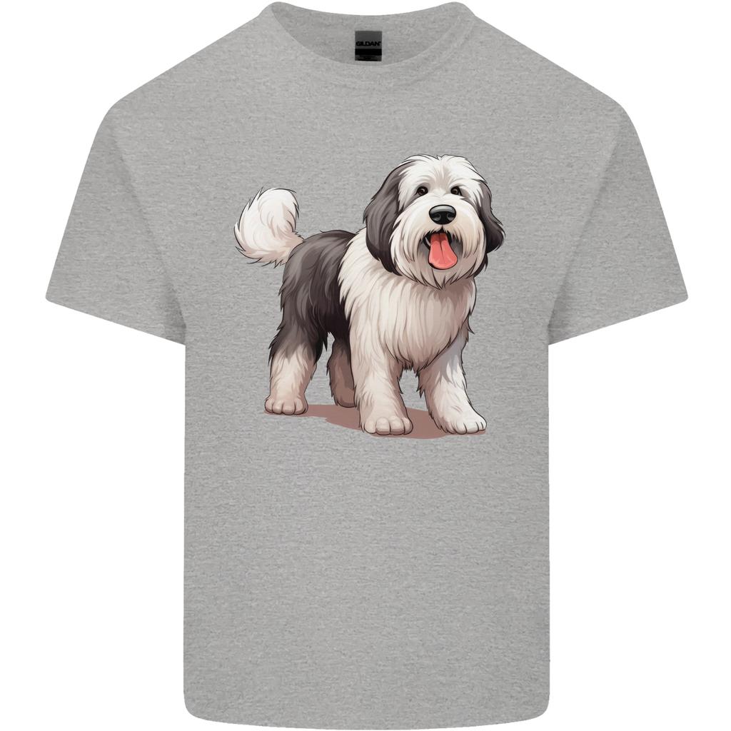 Old English Sheepdog Dog Unisexs Light Cotton TShirt