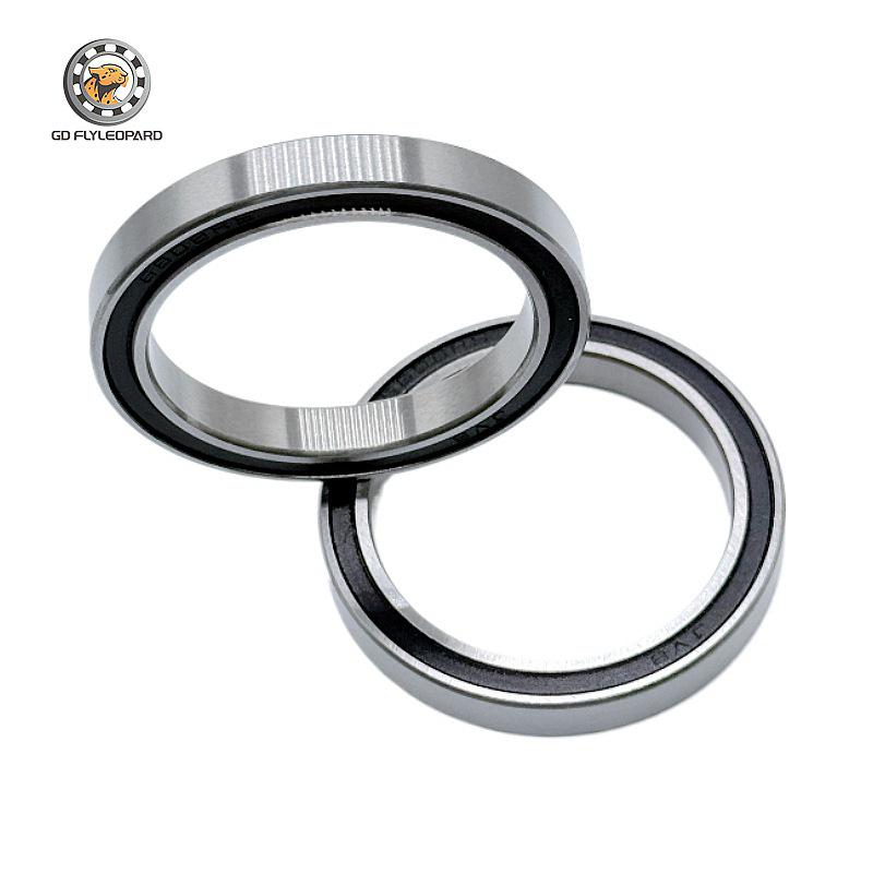 6808RS Rillenkugellager, 40×52×7mm, beidseitig gummidicht für Motoren, Maschinen und medizinische Geräte.