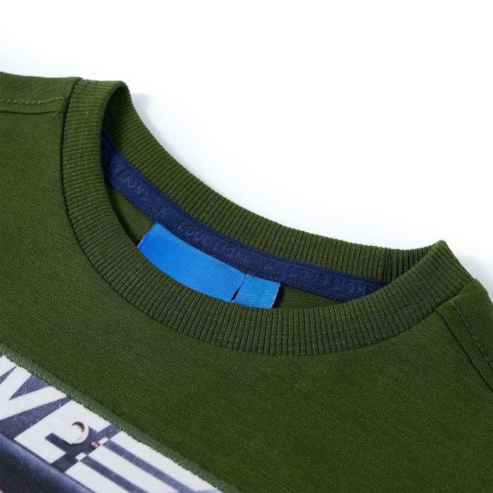 Children's Long-sleeved T-shirt Dark Khaki 92/104/116/128/140