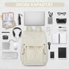 Versatile Lightweight Women's Backpack Stylish Simple School Bag for College Students Laptop Backpack