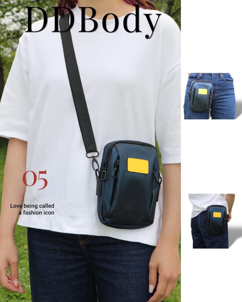 DDBody Smartphone Shoulder Belt Waist Large Capacity Men's Pouch, Pouch, Bag, Pouch, Pouch, Multi-Function Storage, 3-Way, Outdoor, Waterproof,