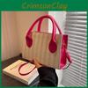 Stylish Korean Woven Handbag 2023 Trendy Summer Casual Urban Simple Design