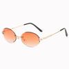 Ladies Sunglasses Personalized Frameless Trimmed Sunglasses Glasses