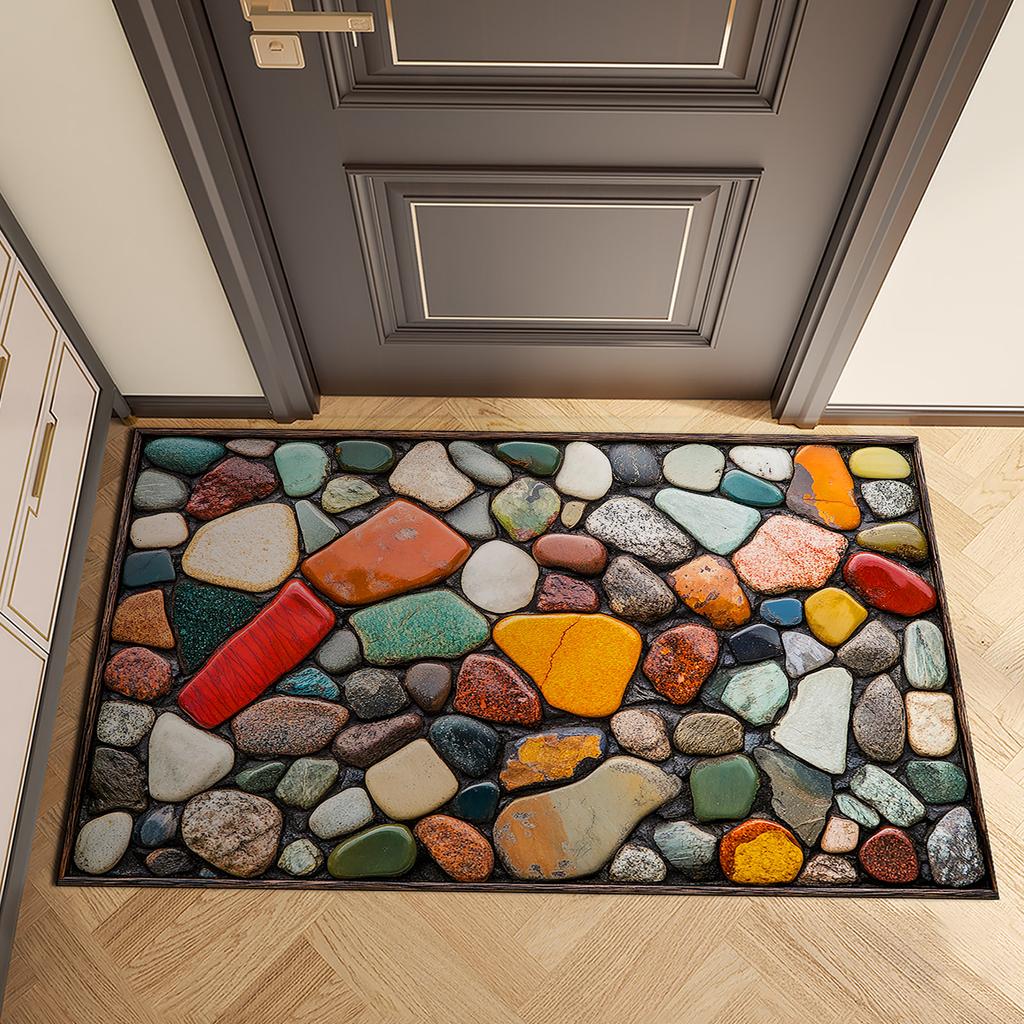 Valentine's Day Doormat Welcome Entrance Door Mat Outdoor Front Room Rugs Foot Mat Hallway Carpet Floor Bath Mats Washable