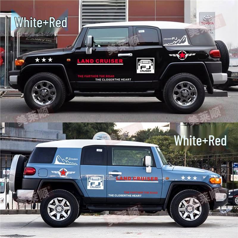 

Наклейка-полоса на кузов внедорожника FJ Cruiser Standard