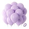 Latex Balloons, 100 Balloons Per Pack, 12-inch Round Helium Balloons, Brightly Colored, Suitable For Birthday And Party Decorations.(Sending Ribbons)