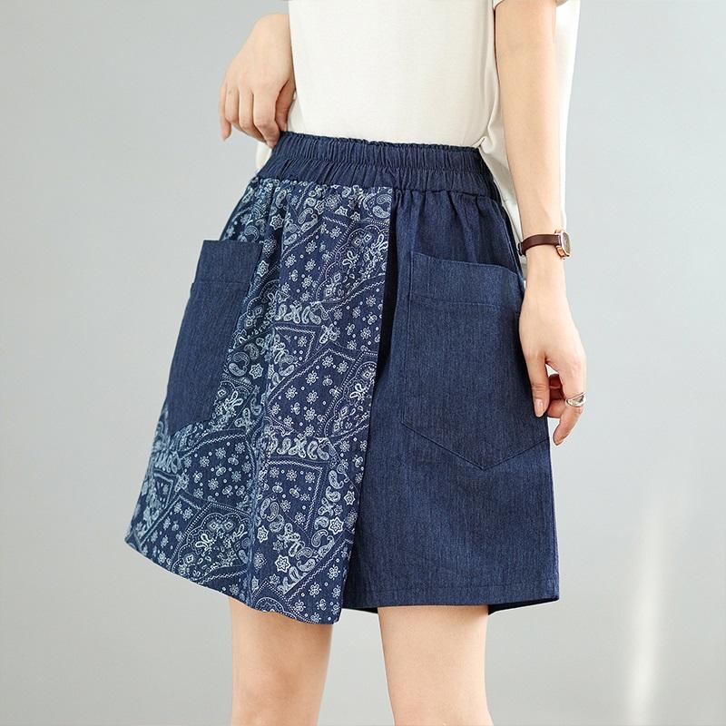 

Высокая талия плюс размер винтажные повседневные свободные летние джинсовые шорты для женщин короткие джинсы XL