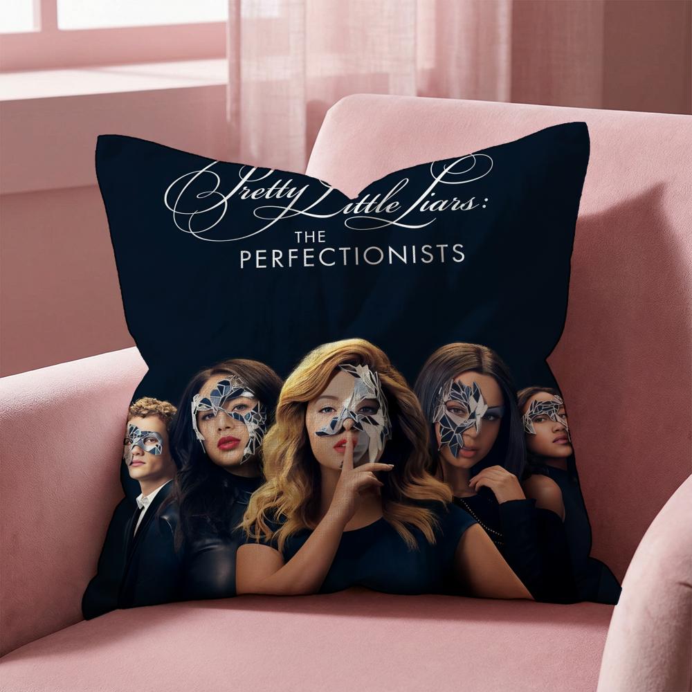 Neue P-Pretty Little Liars Kissenhülle Mehrzweck-Kissenbezug für Zuhause & Auto - Wendbar, Weich & Langlebig für den täglichen Gebrauch