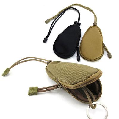 Mini Key Wallets Holder Men Coin Purses Pouch Camo Bag Small Pocket Keychain Zipper Case Out Door Pack