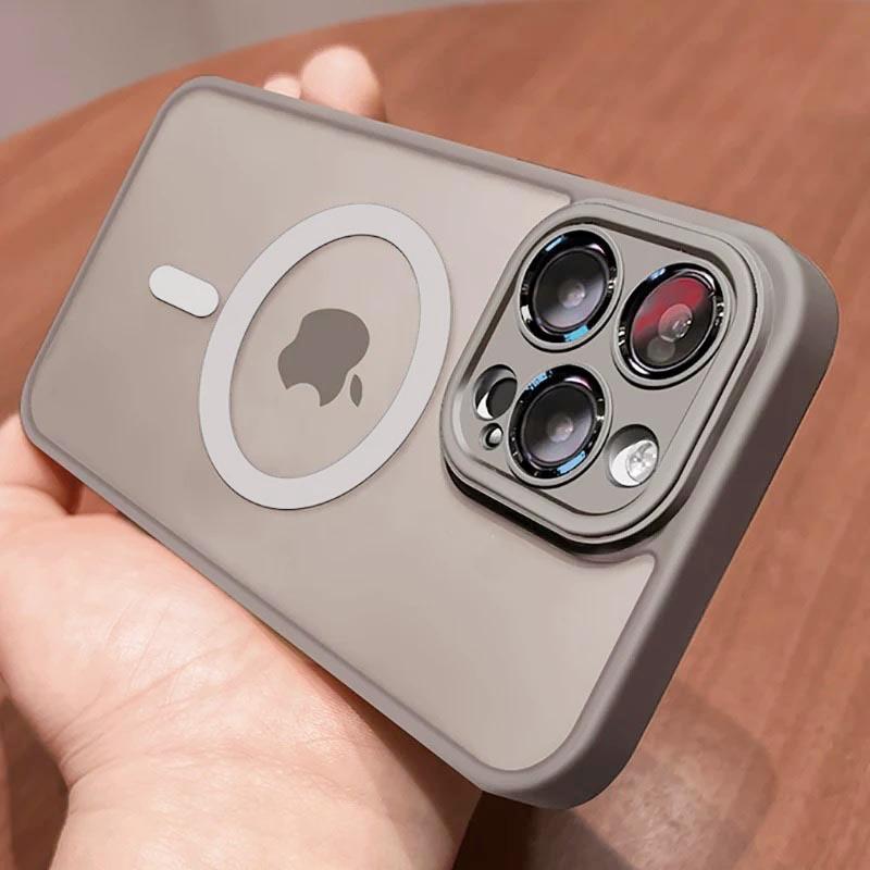 Matte Translucent Magnetic Case for For Iphone 17 1 14 13 12 11 16 Pro Max Case for  Wireless Charge Camera Protection Case