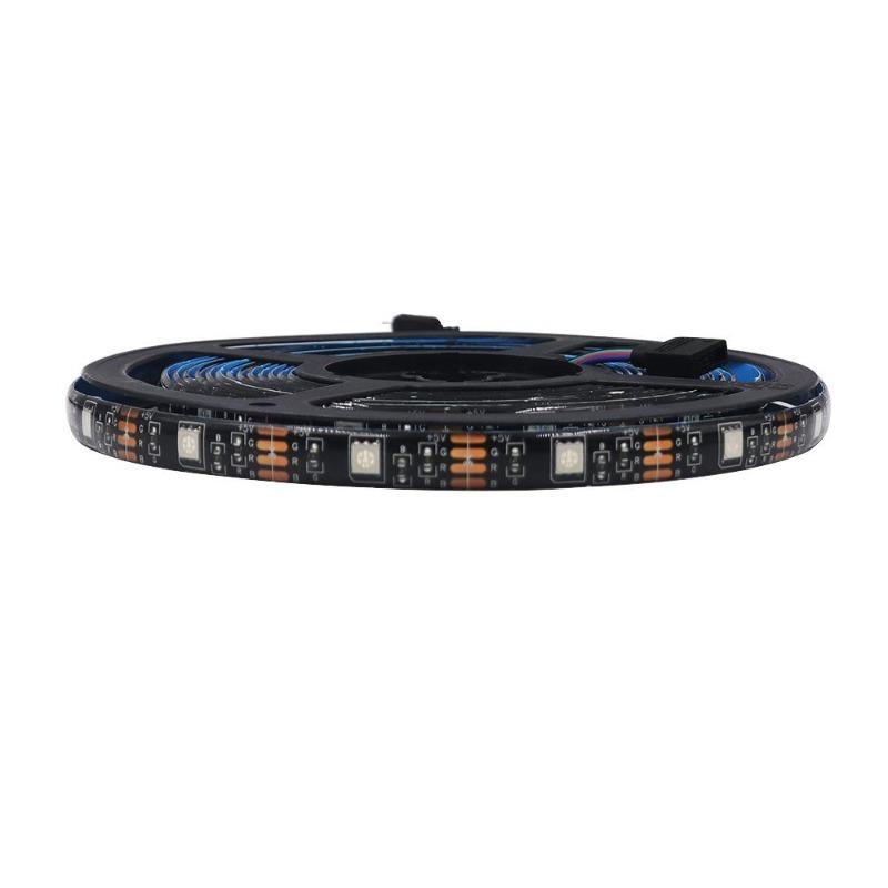 5V LED Strip Lights RGB 5050 3AA Battery Powered Flexible LED Light Strip with Remote Control for TV Backlight Bars Cabinets