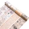 2/4Rolls Self-Adhesive Vintage Ledger Tape DIY Collage Handicraft Art Office Study Washi Tape Journal Decor Birthday Gift XJM
