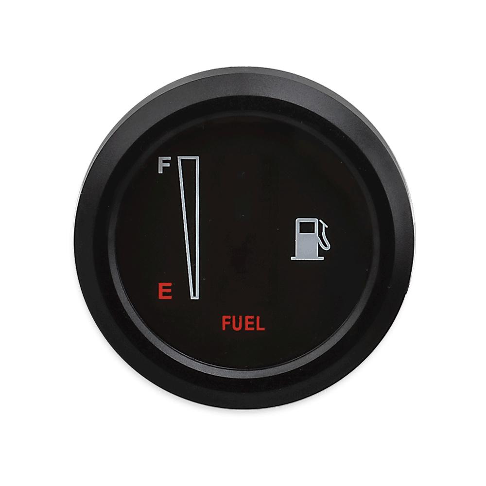CNSPEED Universal 12V 2" 52mm Fuel Level Gauge Car Motorcycle Fuel Level Meter Gauge Electronic LED Ultra Thin Benzine Meter