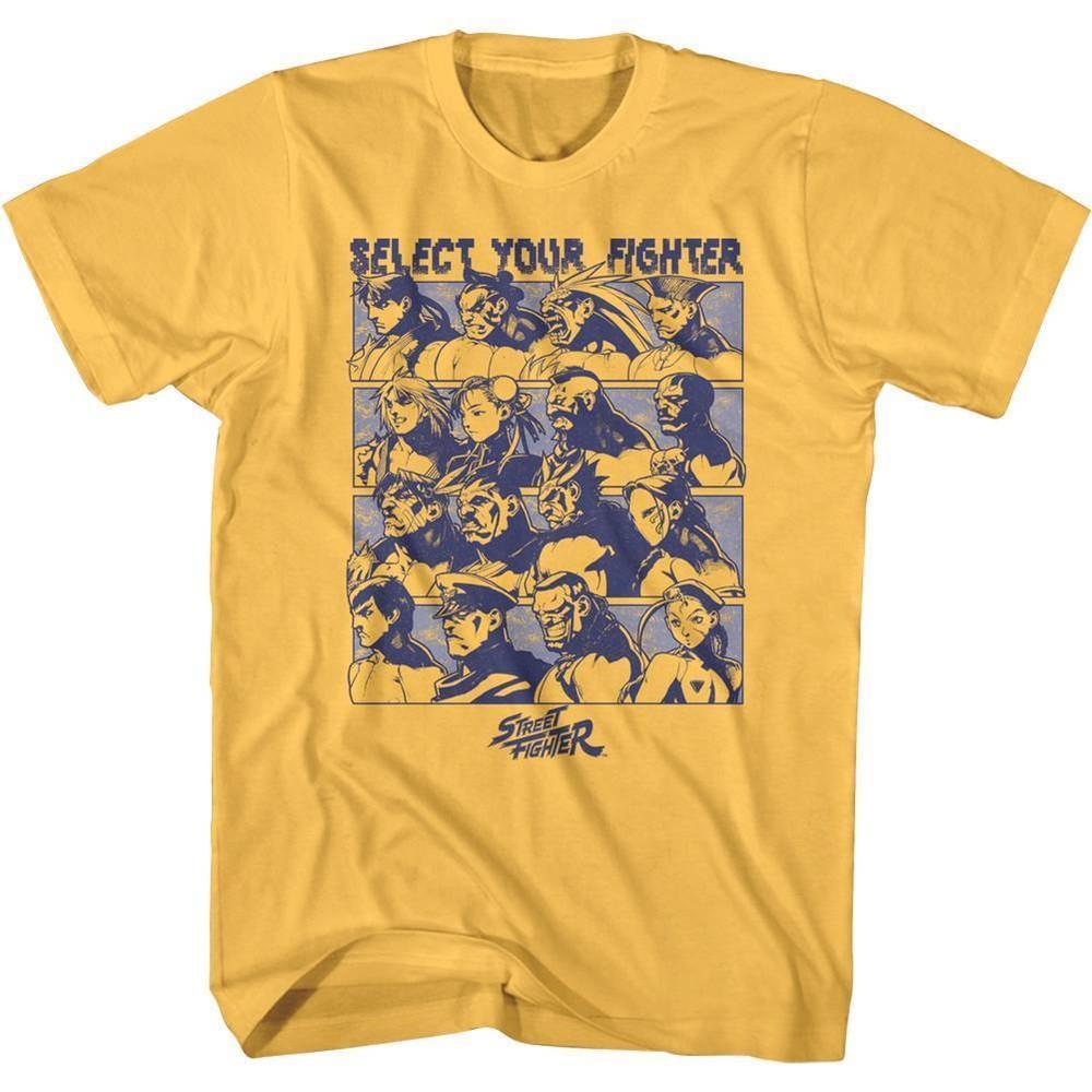 Street Fighter Select Your Character Men s T Shirt Unisex T-Shirt S