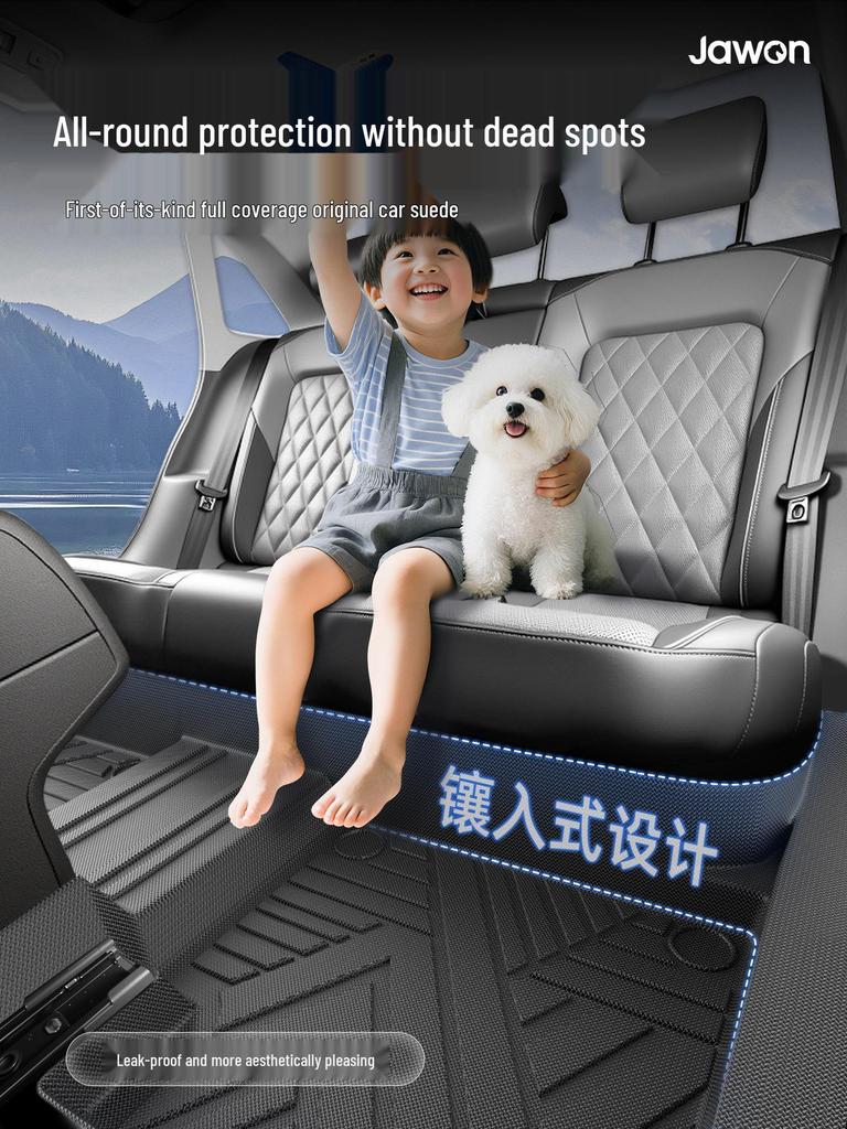 BYD Song PROTPE Floor Mats: Full Coverage, Fits 26 Models, Black Tech Design