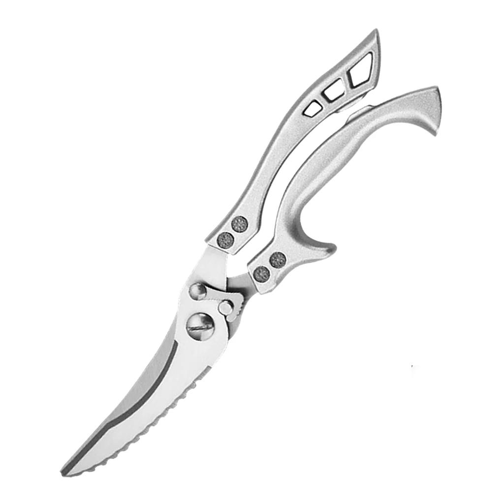 Upgrade Stainless Steel Multi-purpose Kitchen Scissors Powerful Chicken Bone Scissors Large Household Food Scissor Kitchen Knife