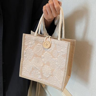 Tote Bag Linen Bag Women Carry Lunch Boxes and Lunch Boxes and Lunch Bags for Women To Work