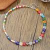 Geometric Beaded Necklace For Women Handmade Multi Layer Unique Design For Travel